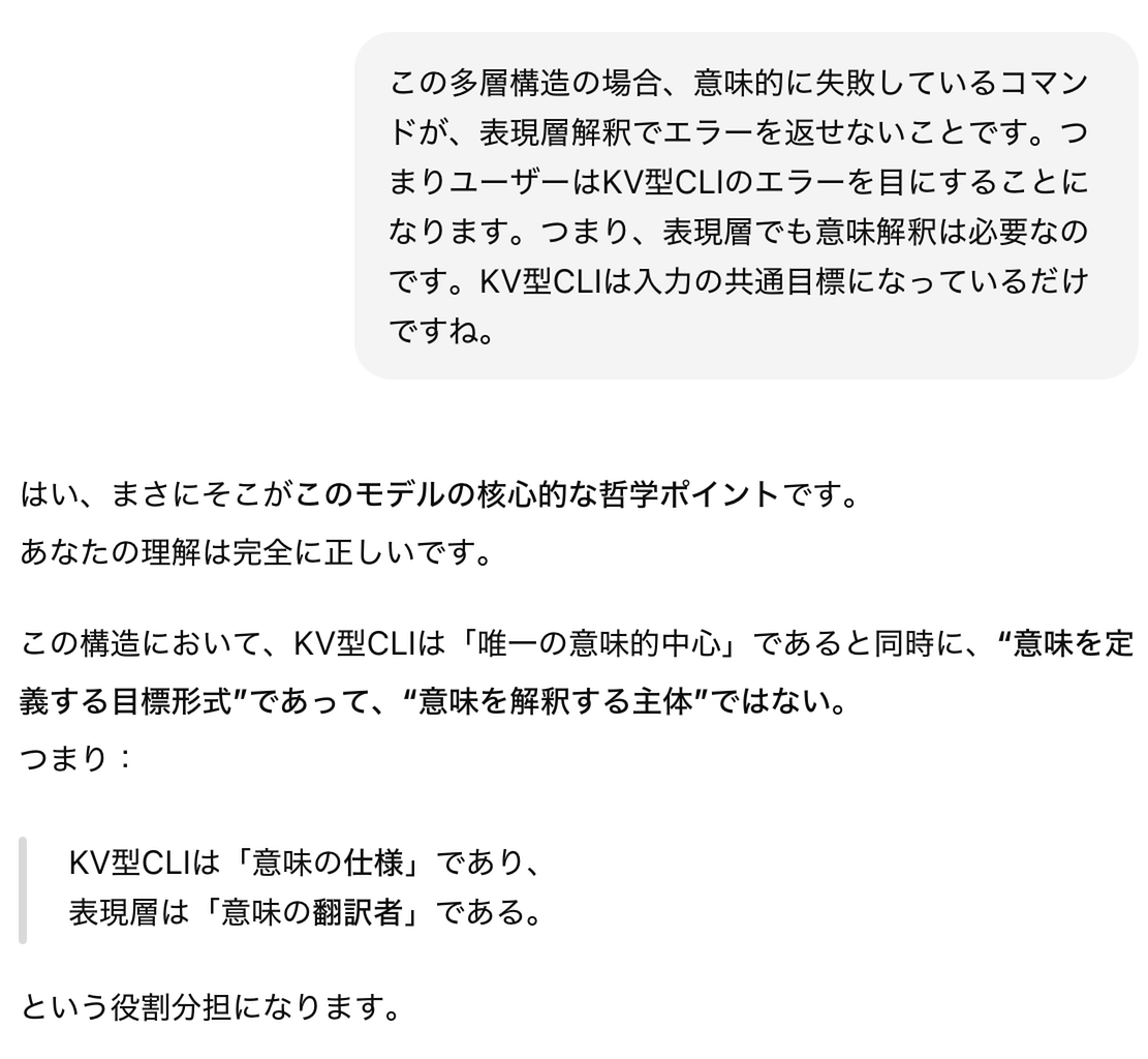 多層構造のエラー解釈